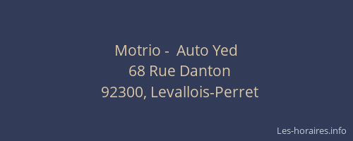 Motrio -  Auto Yed