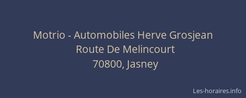 Motrio - Automobiles Herve Grosjean