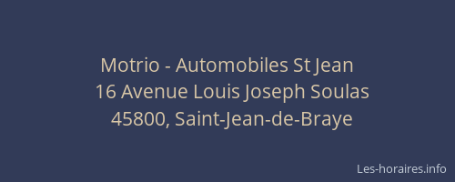 Motrio - Automobiles St Jean