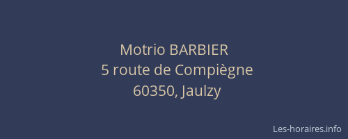 Motrio BARBIER