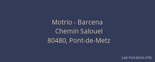 Motrio - Barcena