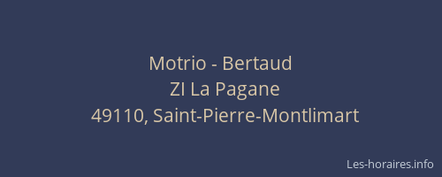 Motrio - Bertaud