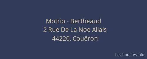Motrio - Bertheaud
