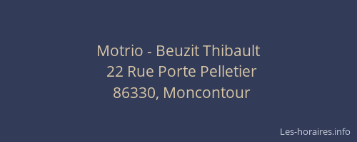 Motrio - Beuzit Thibault