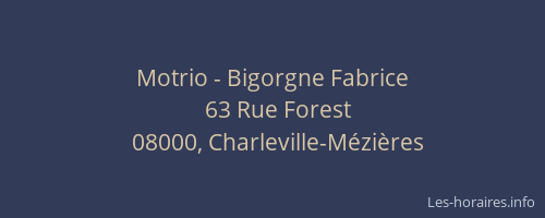 Motrio - Bigorgne Fabrice