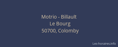 Motrio - Billault