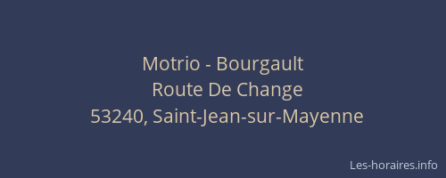 Motrio - Bourgault