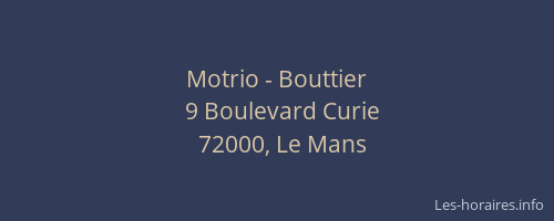 Motrio - Bouttier