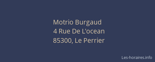 Motrio Burgaud
