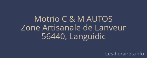Motrio C & M AUTOS