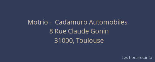 Motrio -  Cadamuro Automobiles