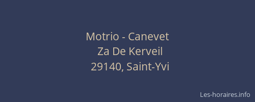 Motrio - Canevet