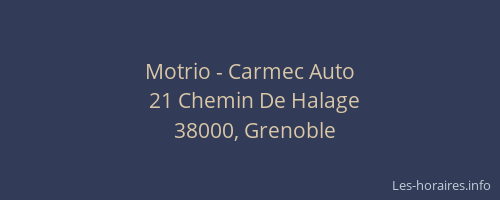 Motrio - Carmec Auto