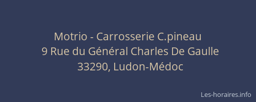 Motrio - Carrosserie C.pineau