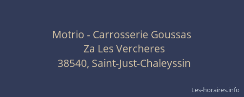Motrio - Carrosserie Goussas