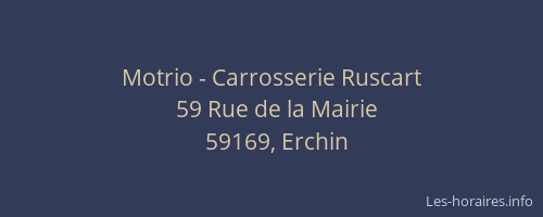 Motrio - Carrosserie Ruscart