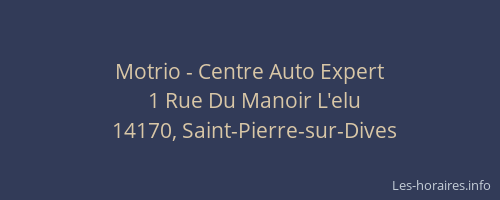 Motrio - Centre Auto Expert