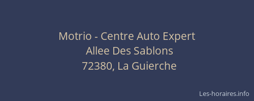 Motrio - Centre Auto Expert