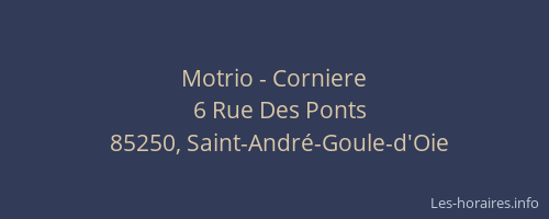 Motrio - Corniere