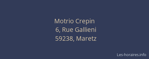Motrio Crepin