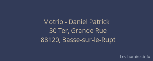 Motrio - Daniel Patrick