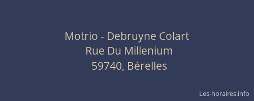 Motrio - Debruyne Colart
