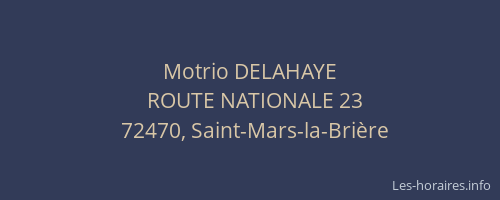 Motrio DELAHAYE