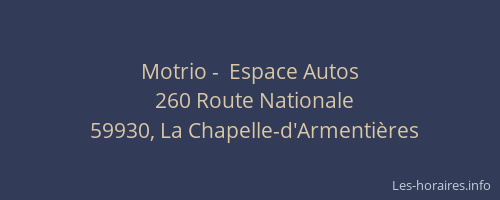Motrio -  Espace Autos