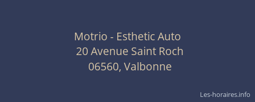 Motrio - Esthetic Auto