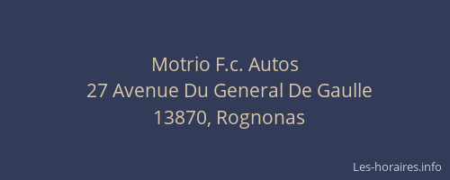 Motrio F.c. Autos