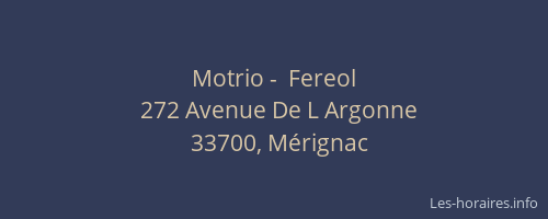 Motrio -  Fereol