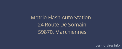 Motrio Flash Auto Station