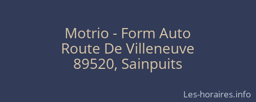 Motrio - Form Auto