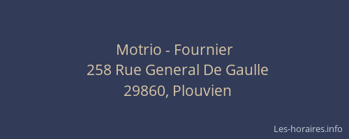 Motrio - Fournier