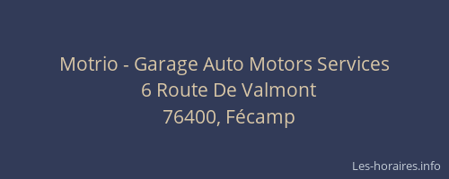 Motrio - Garage Auto Motors Services