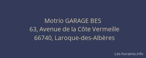 Motrio GARAGE BES