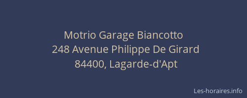 Motrio Garage Biancotto