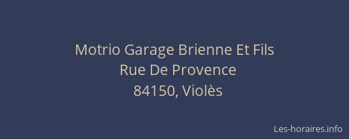 Motrio Garage Brienne Et Fils