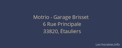 Motrio - Garage Brisset