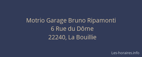 Motrio Garage Bruno Ripamonti