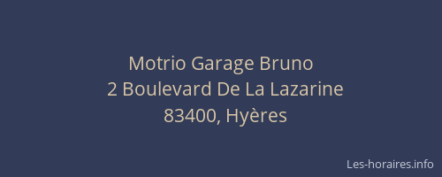 Motrio Garage Bruno