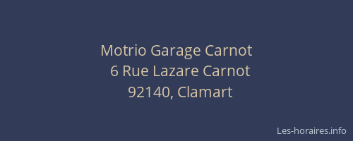 Motrio Garage Carnot