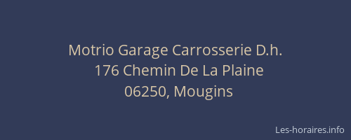 Motrio Garage Carrosserie D.h.