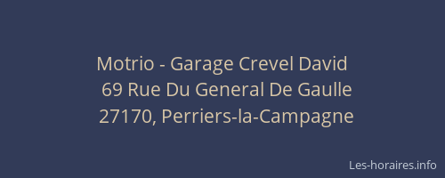 Motrio - Garage Crevel David