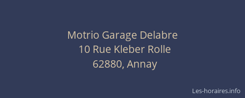 Motrio Garage Delabre