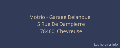 Motrio - Garage Delanoue