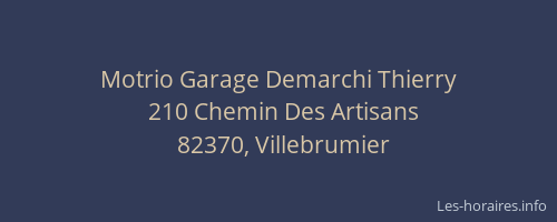 Motrio Garage Demarchi Thierry