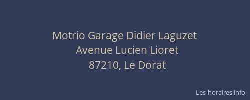 Motrio Garage Didier Laguzet