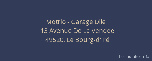 Motrio - Garage Dile
