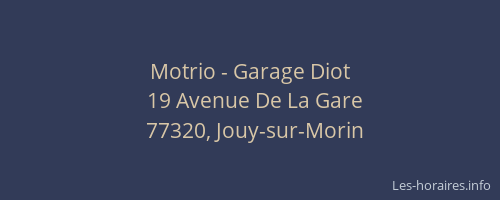 Motrio - Garage Diot